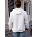  Men's Hoodie Casual Long Sleeve Drawstring Hoodies Pullover Sweatshirts With Pocket