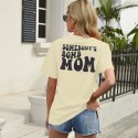  Mama Shirts for Women Oversized: Mom Life Shirt - Mama Graphic Tee Tops - Funny Short Sleeve Mama Tshirts