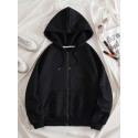  Women's Graphic Zip Up Skeleton Print Oversized Hoodie Sweatshirt with Pockets