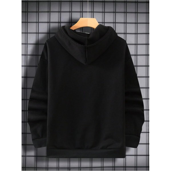  Men's Hoodie Long Sleeve Loose Pullover Sweatshirt